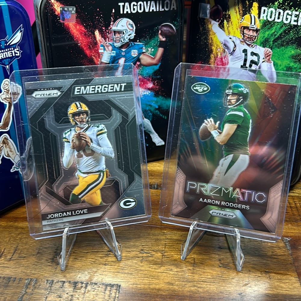 Aaron Rodger’s,Jordon Love Prizm cards